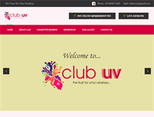 Tablet Screenshot of clubuv.in